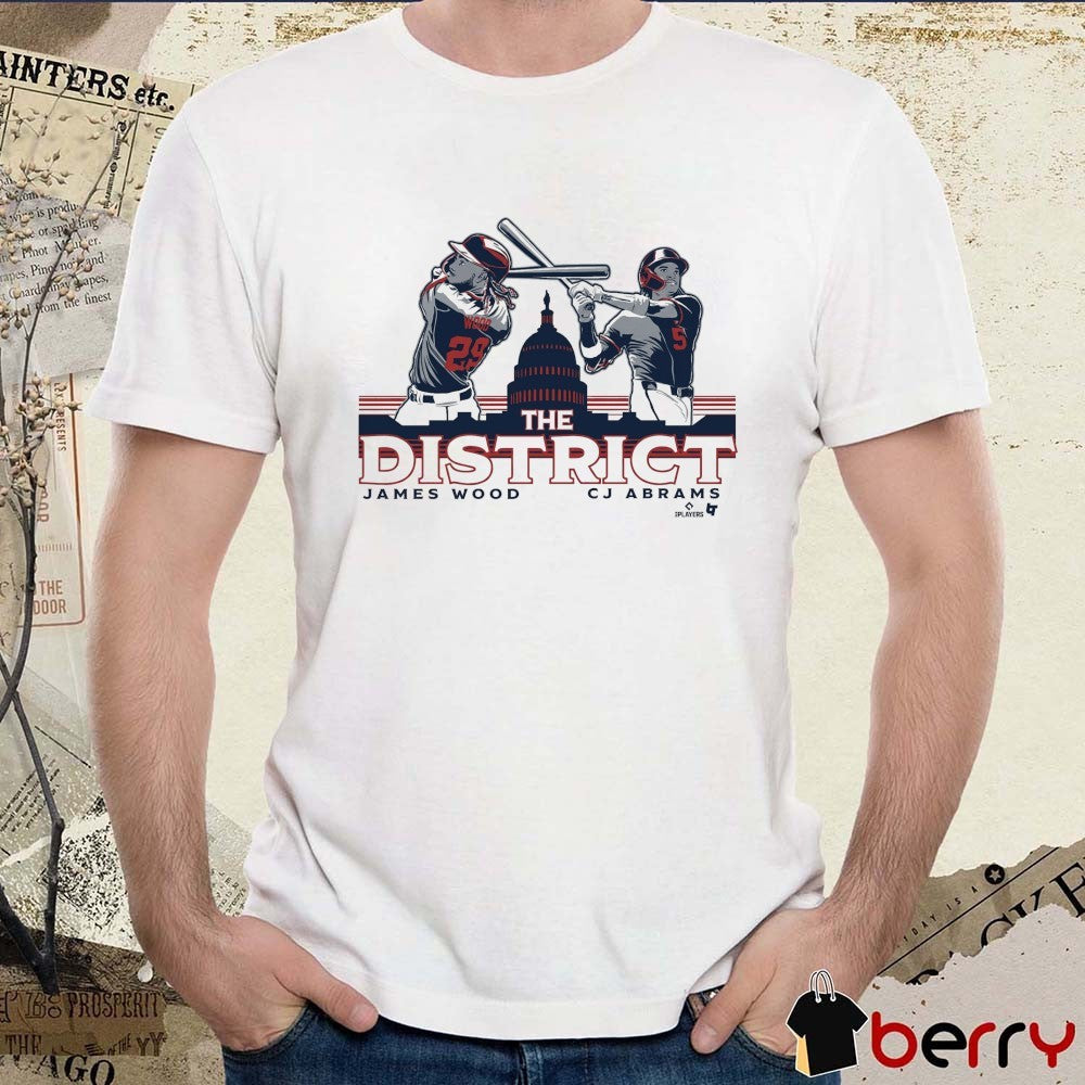 James Wood and CJ Abrams The District Washington Nationals MLB 2026 t-shirt