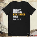 January February Kiki Rice April UCLA Bruins Basketball 2025 NCAA March Madness t-shirt