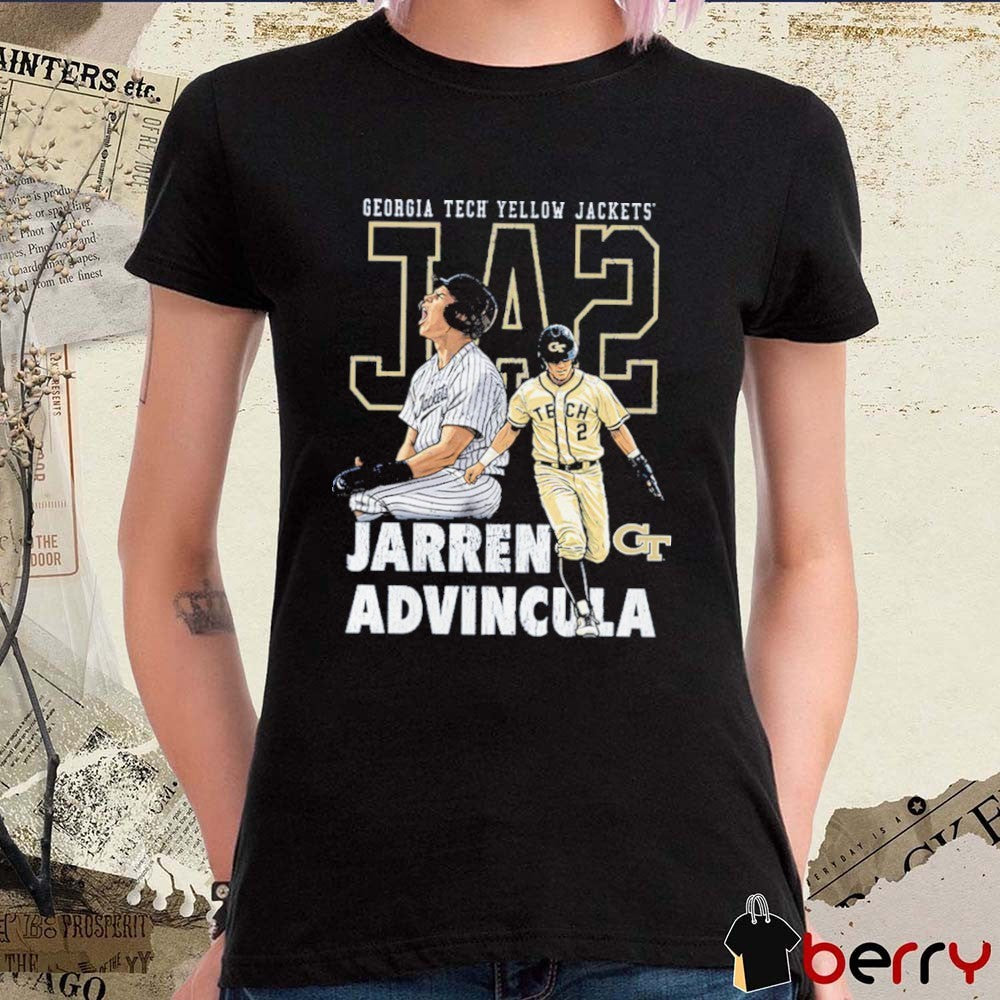 Jarren Advincula Georgia Tech Yellow Jackets JA2 2026 NCAA Baseball t-shirt