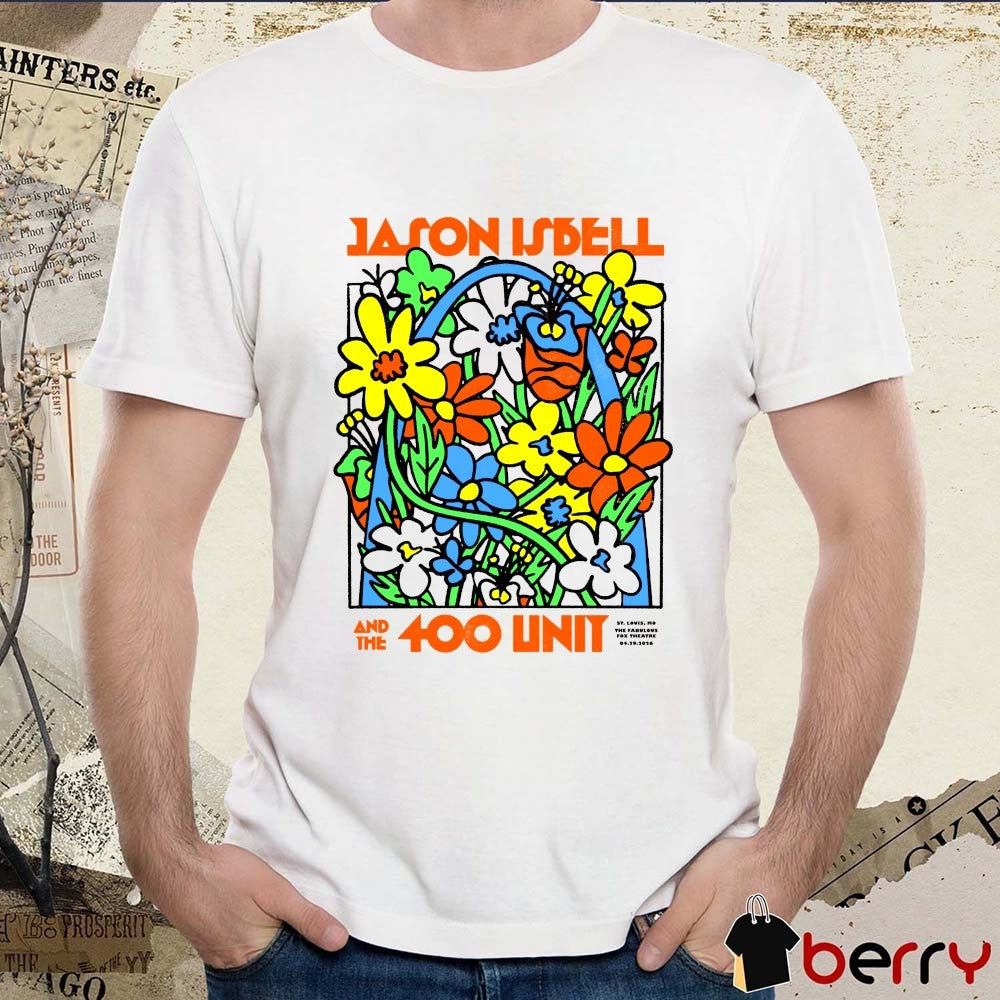 Jason Isbell and the 400 Unit The Fabulous Fox Theatre in St. Louis, MO April 29, 2026 Poster t-shirt