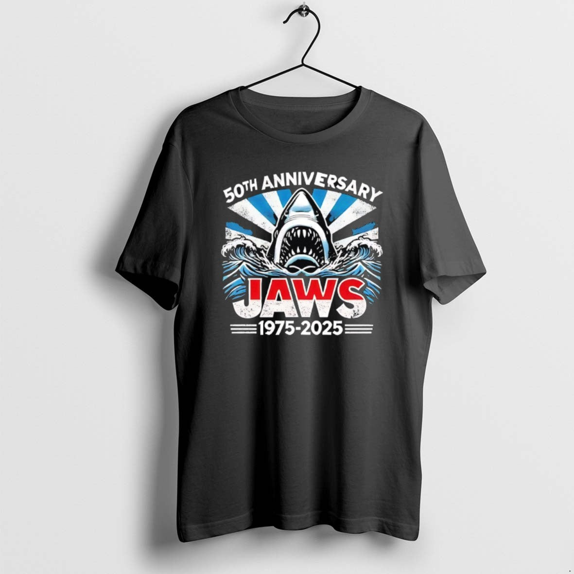 Official Jaws 50th Anniversary 1975 2025 T-Shirts, Hoodie, Sweatshirt | CiraTrend.com