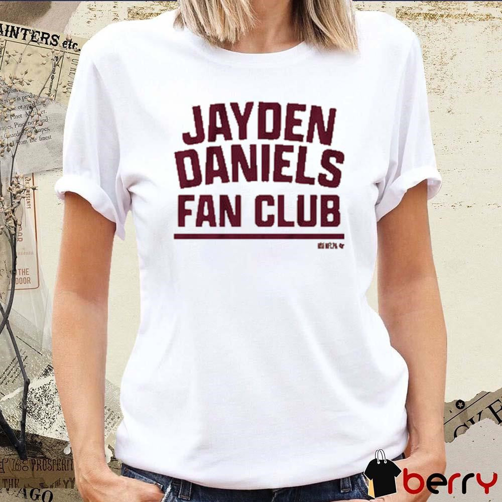 Jayden Daniels Fan Club Washington Commanders NFL t-shirt