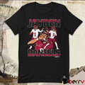 Jayden Daniels Masterpiece Washington Commanders NFL Football Signature t-shirt