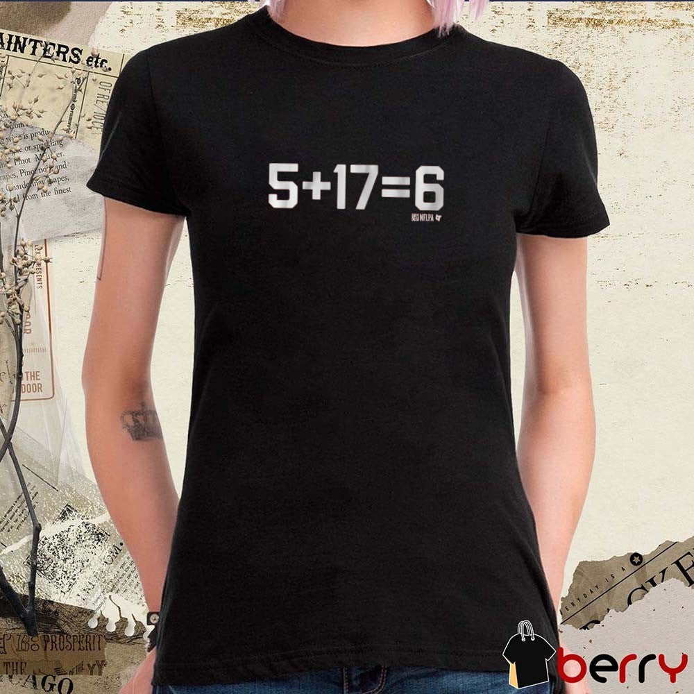 Jayden Daniels and Terry McLaurin 5 + 17 = 6 Washington Commanders NFL t-shirt