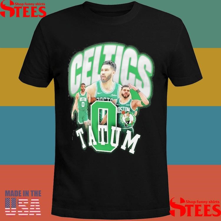 Jayson Tatum Black Boston Celtics Notorious 4.0 Shirts