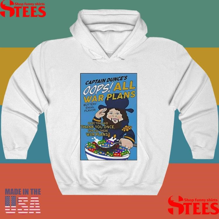 Jd Vance Captain Dunce’s Oops All War Plans Shirts