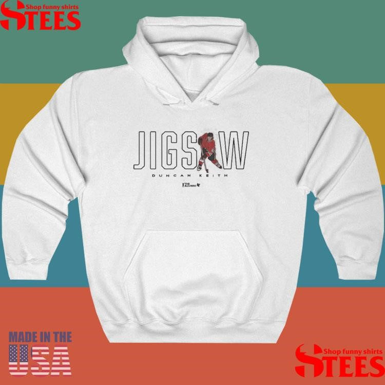 Jigsaw Duncan Keith Chicago Hockey T-shirts