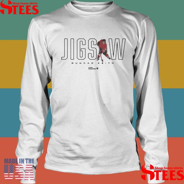 Jigsaw Duncan Keith Chicago Hockey T-shirts