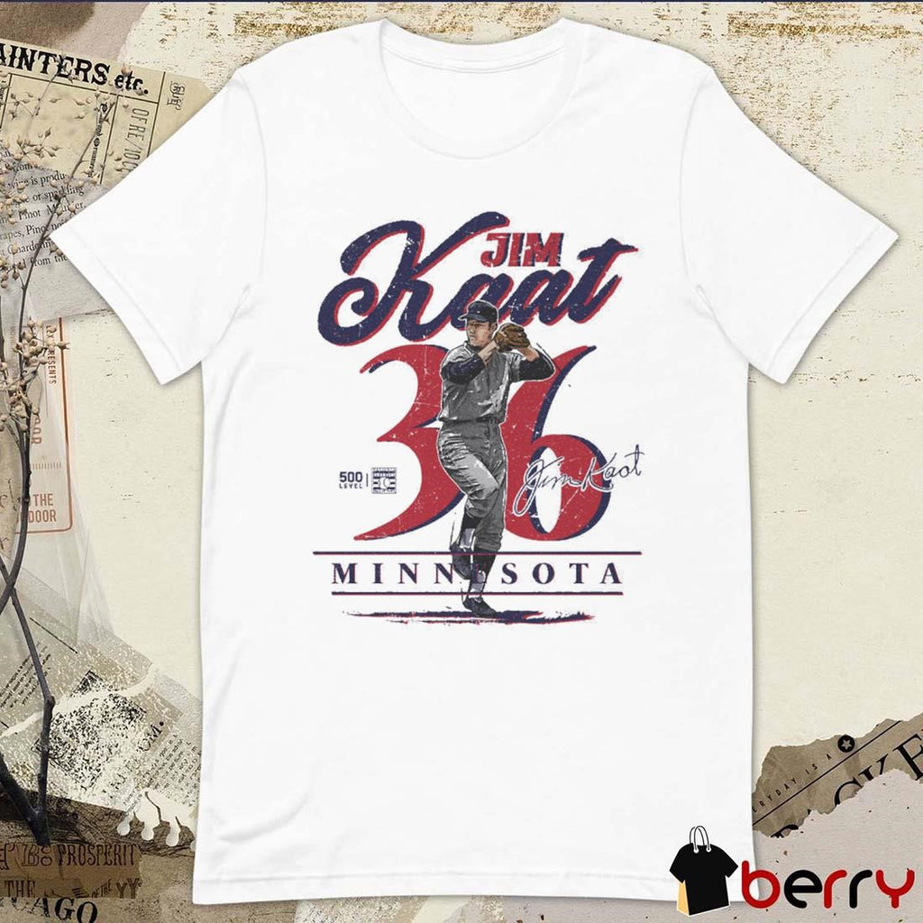 Jim Kaat #36 National Baseball Hall Of Fame Minnesota Twins MLB Signature Vintage t-shirt
