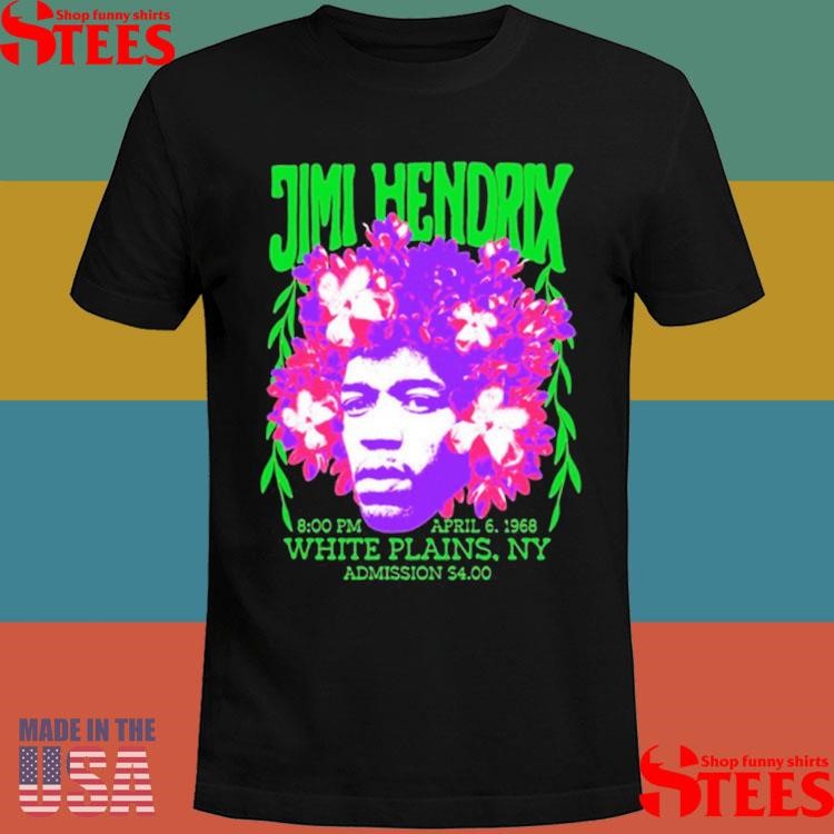 Jimi Hendrix White Plains Ny T-shirt