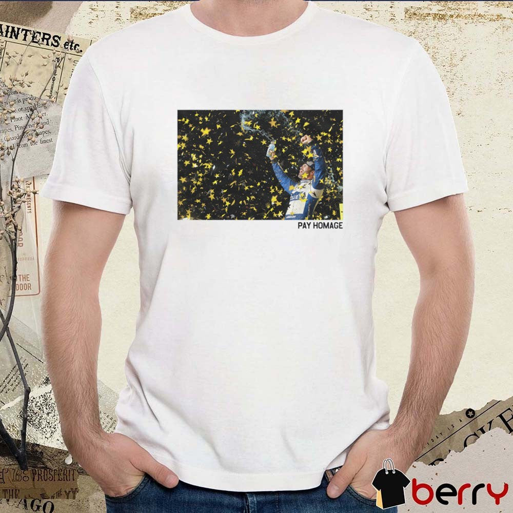 Jimmie Johnson Pay Homage NASCAR Cup Series 2025 t-shirt