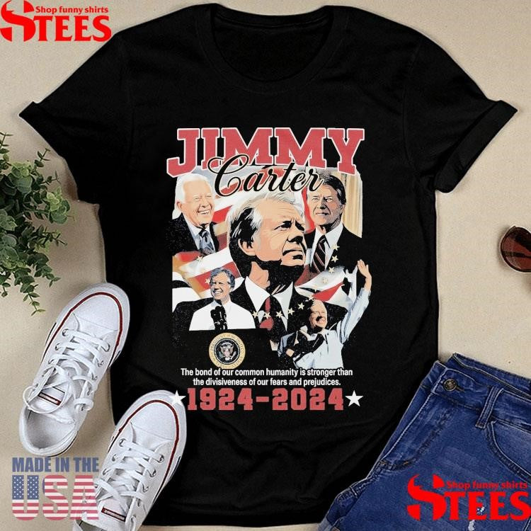 Jimmy Carter Inspired 1924 2024 Memorial T-shirt