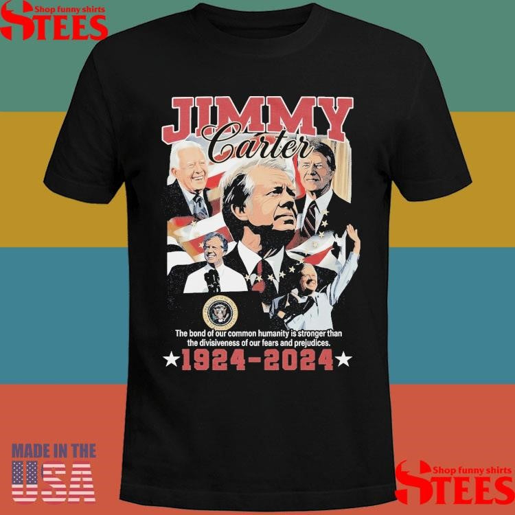 Jimmy Carter Inspired 1924 2024 Memorial T-shirt