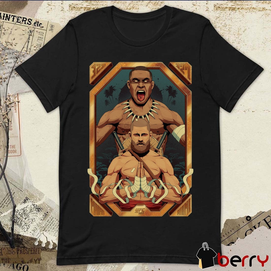 Jiri Prochazka and Carlos Ulberg Warriors of UFC 327 2026 t-shirt