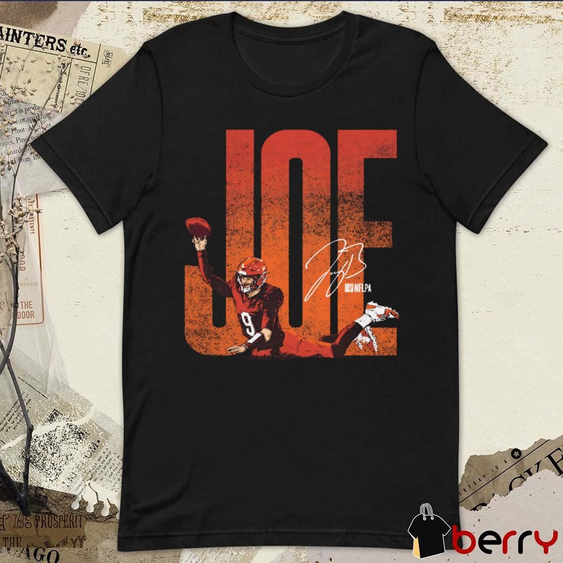 Joe Burrow Cincinnati Bengals NFL TD Pass Signature Vintage Painting t-shirt