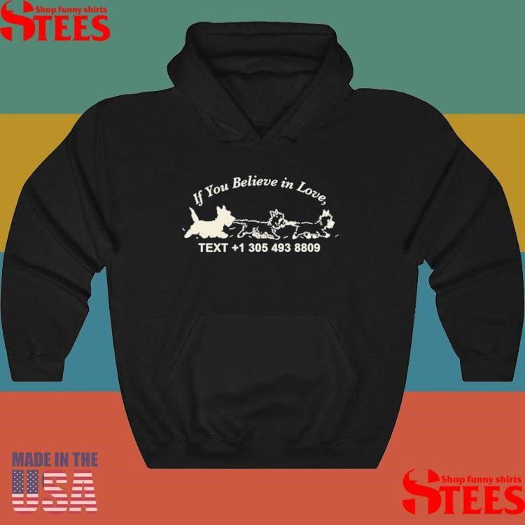 Joe Jonas If You Believe In Love Text +1 305 493 8809 Shirts
