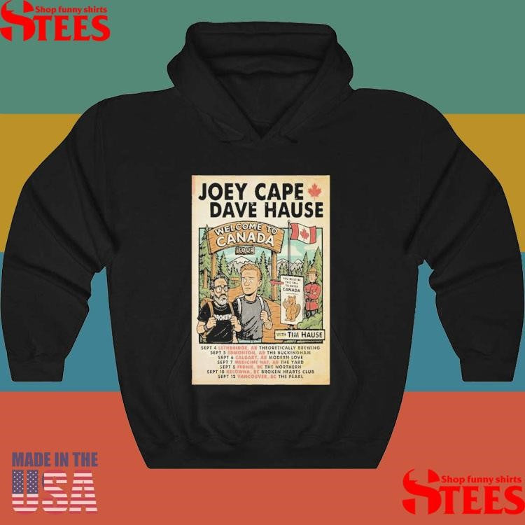 Joey Cape Dave Hause Welcome To Canada Tour 2025 T-shirts