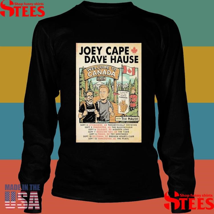 Joey Cape Dave Hause Welcome To Canada Tour 2025 T-shirts