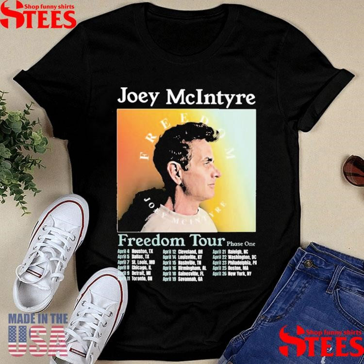 Joey McIntyre Freedom Tour Shirts