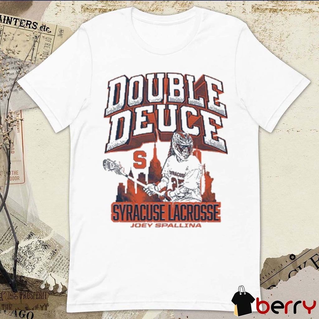 Joey Spallina Double Deuce Syracuse Orange Lacrosse NCAA Graphic t-shirt