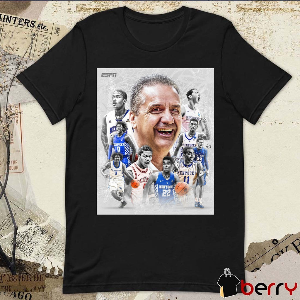 John Calipari Kentucky Wildcats men’s basketball Head Coach For Kentucky From 2009 To 2024 Poster t-shirt