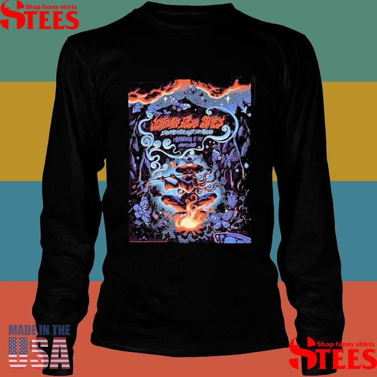 Johnny Blue Skies Asheville North Carolina 2025 Night 2 Concert Poster At Exploreasheville.com Arena On May 21 2025 Shirts