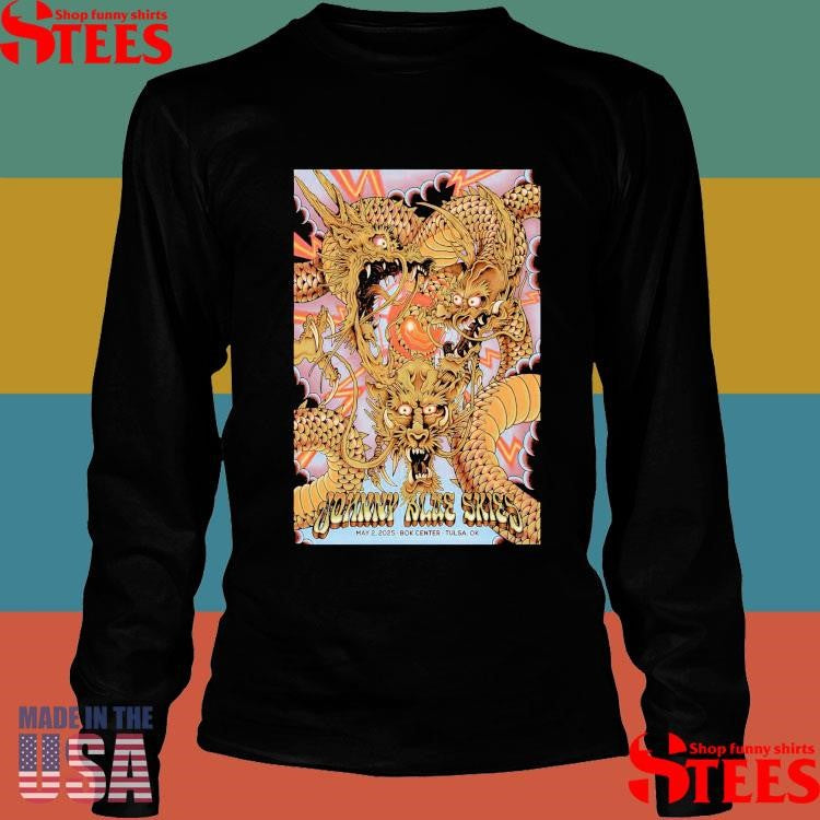 Johnny Blue Skies Bok Center Tulsa, Ok May 2 2025 Concert Shirts
