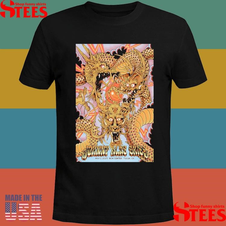 Johnny Blue Skies Bok Center Tulsa, Ok May 2 2025 Concert Shirts