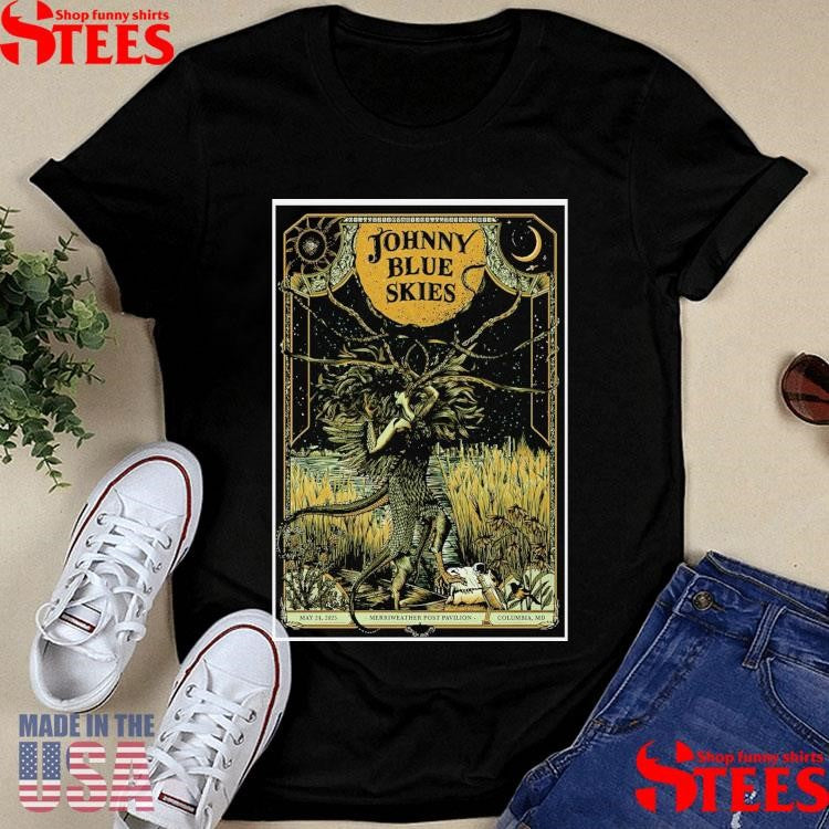 Johnny Blue Skies Merriweather Post Pavilion Columbia, Md May 24 2025 Tour Shirts