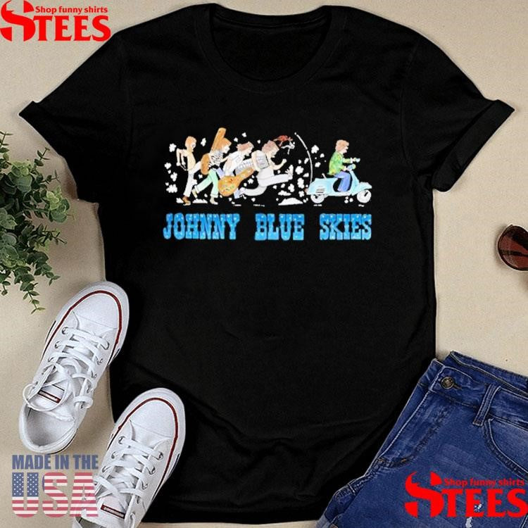 Johnny Blue Skies Scooter T-shirt