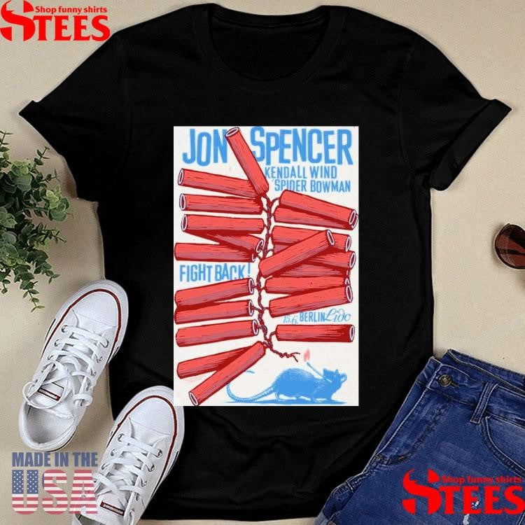 Jon Spencer Jun 15 2025 At Lido In Berlin Germany T-shirt