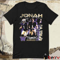 Jonah Coleman Washington Huskies Playmaker 90s Retro Signature Graphic t-shirt