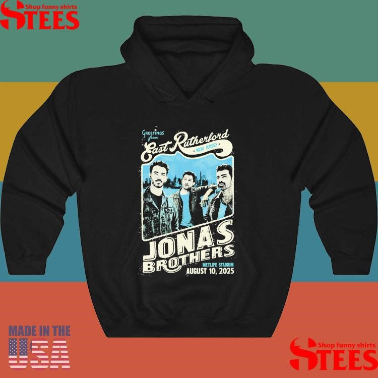 Jonas Brothers Greetings From Your Hometown New Jersey City T-shirts