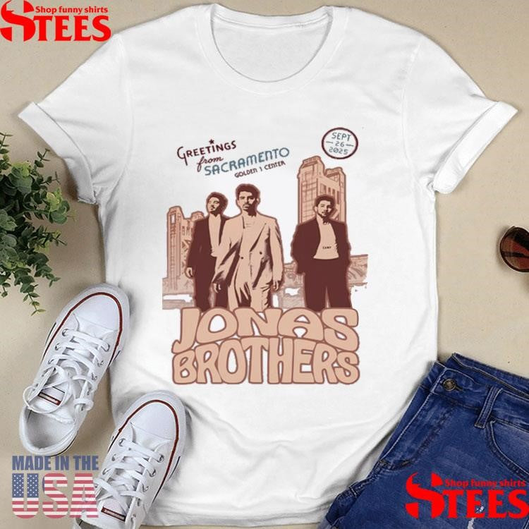 Jonas Brothers Sacramento, Ca Concert 09-26-2025 T-shirt