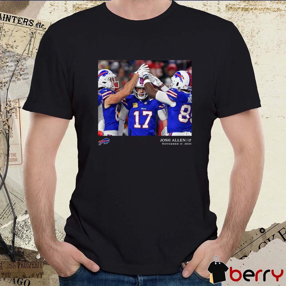 Josh Allen Buffalo Bills NFL Flash Features Week 11 November 17 2024 t-shirt