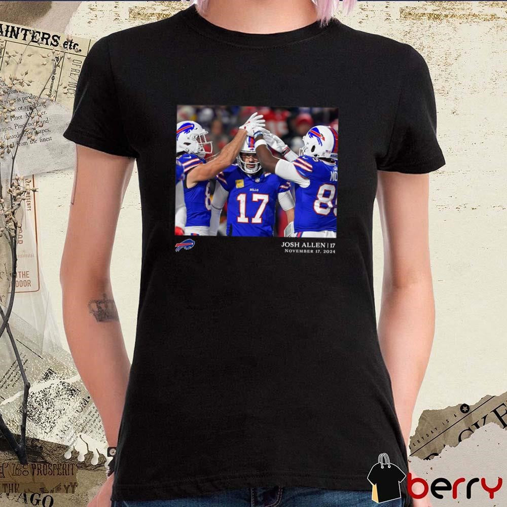 Josh Allen Buffalo Bills NFL Flash Features Week 11 November 17 2024 t-shirt