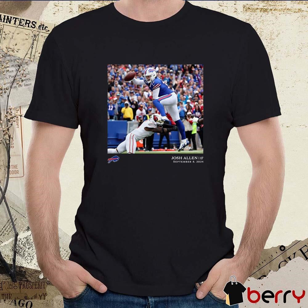 Josh Allen Buffalo Bills NFL Flash Features Week Sept 8 2024 t-shirt