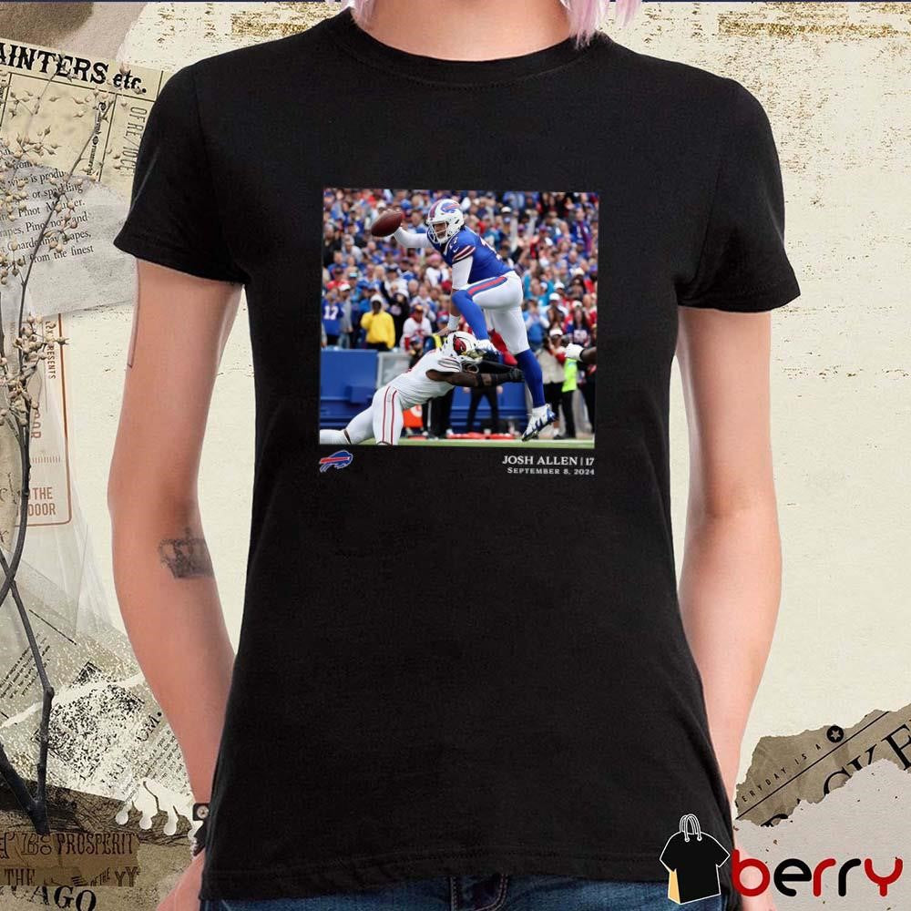 Josh Allen Buffalo Bills NFL Flash Features Week Sept 8 2024 t-shirt