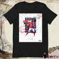 Josh Allen Buffalo Bills Vs New England Patriots December 22 2024 Candy Cane Vibes Poster t-shirt