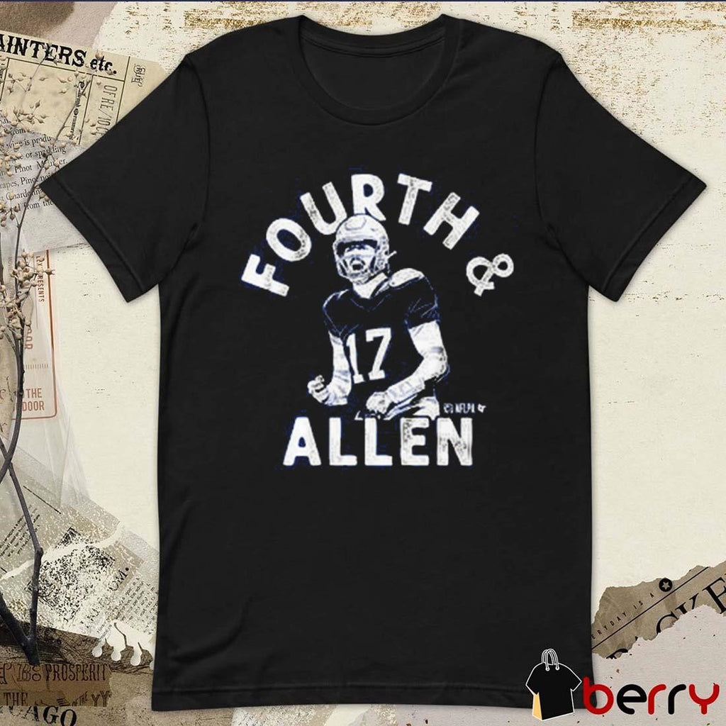 Josh Allen Fourth And Allen Buffalo Bills NFL t-shirt