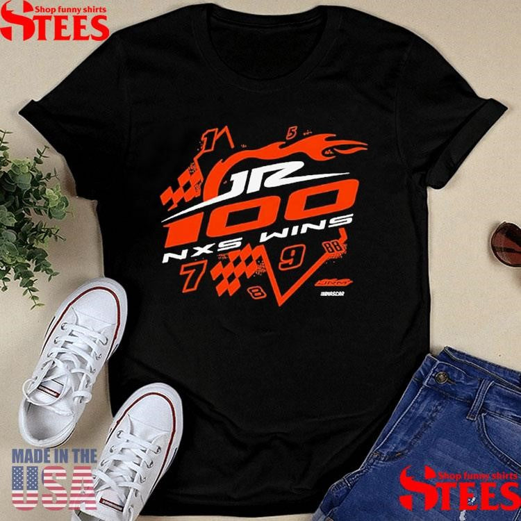 Jr Motorsports Official Team Apparel 100th Xfinity Series Wins T-shirts