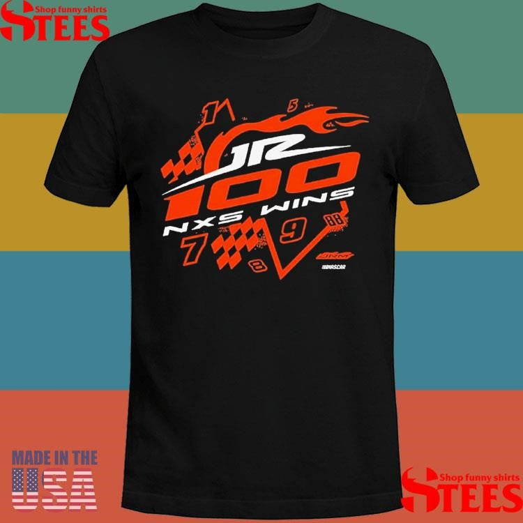 Jr Motorsports Official Team Apparel 100th Xfinity Series Wins T-shirts