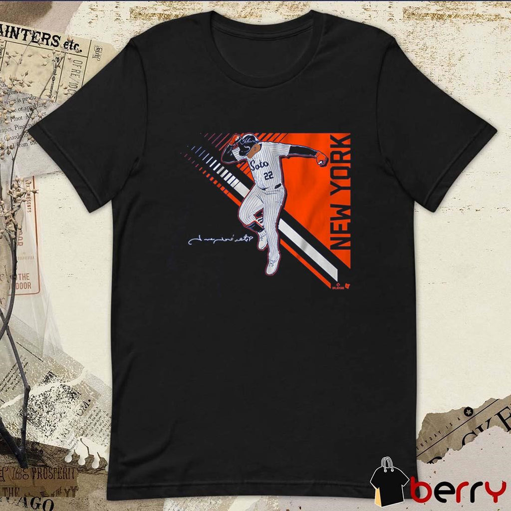Juan Soto Queens Superstar Pose 2.0 New York Mets MLB Signature t-shirt
