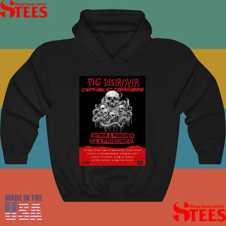 June 6 2025 Albuquerque Nm El Rey Pig Destroyer-portrait Shirts