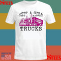 Just A Boy Who Loves Trucks Young Enthuzst T-shirts