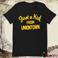 Just A Kid From Uniontown West Virginia Mountaineers football t-shirt