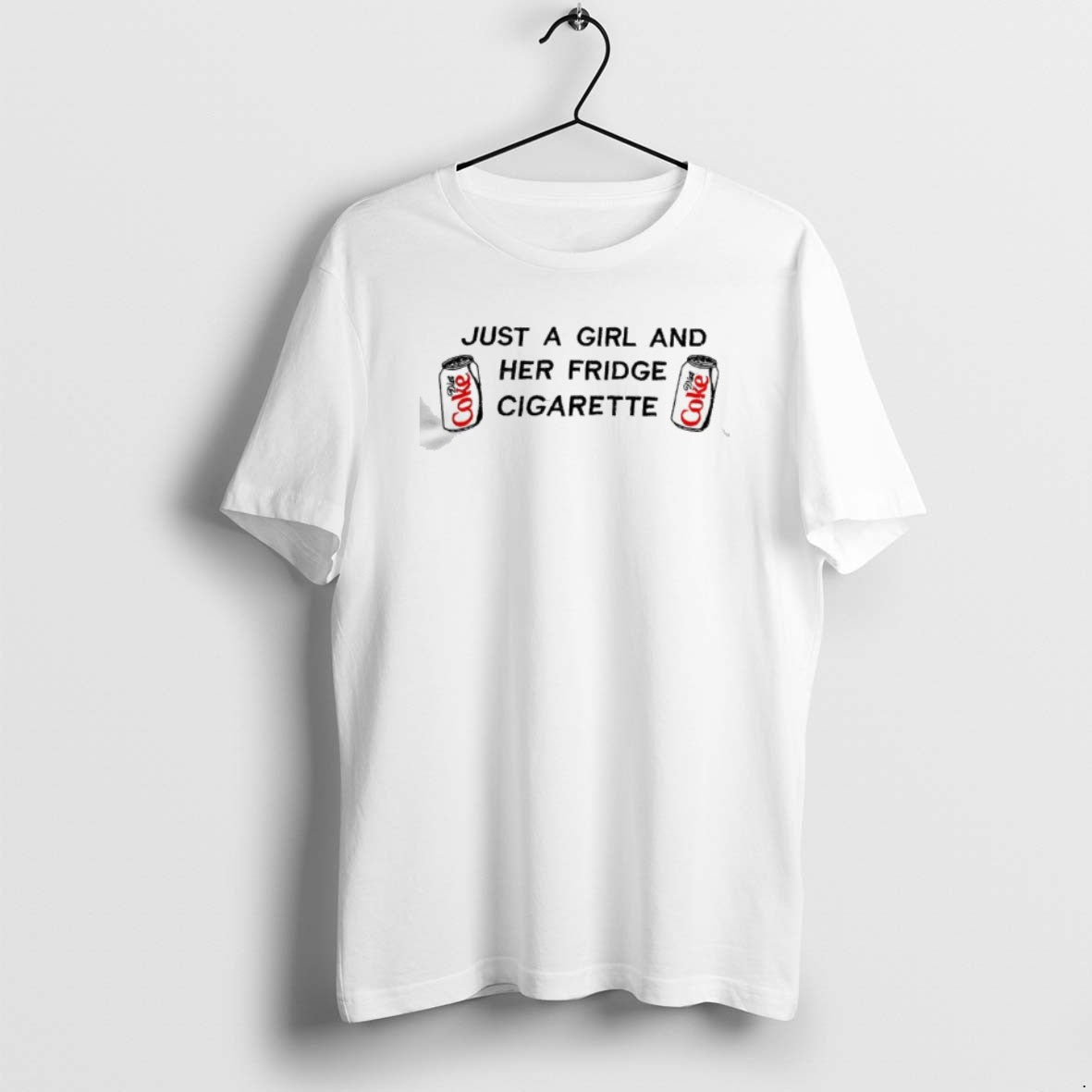 Official Just A Girl And Her Fridge Cigarette Diet Coke T-Shirts, Hoodie, Sweatshirt | CiraTrend.com