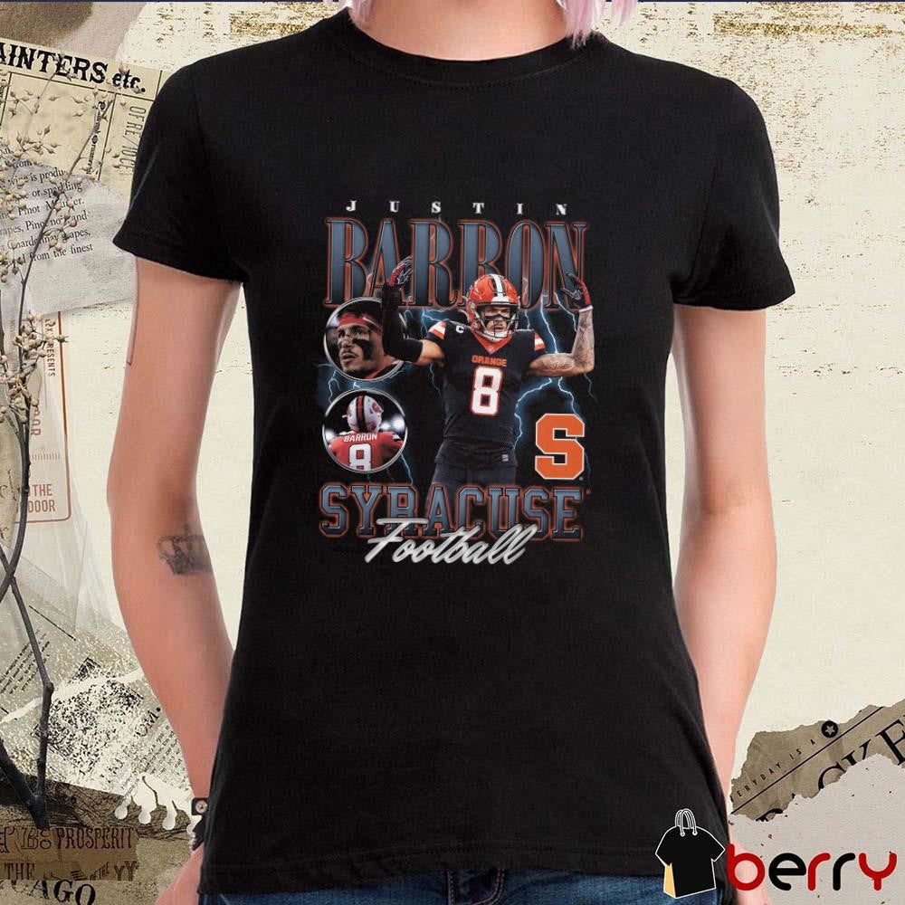Justin Barron Syracuse Orange Football 90s Graphic t-shirt