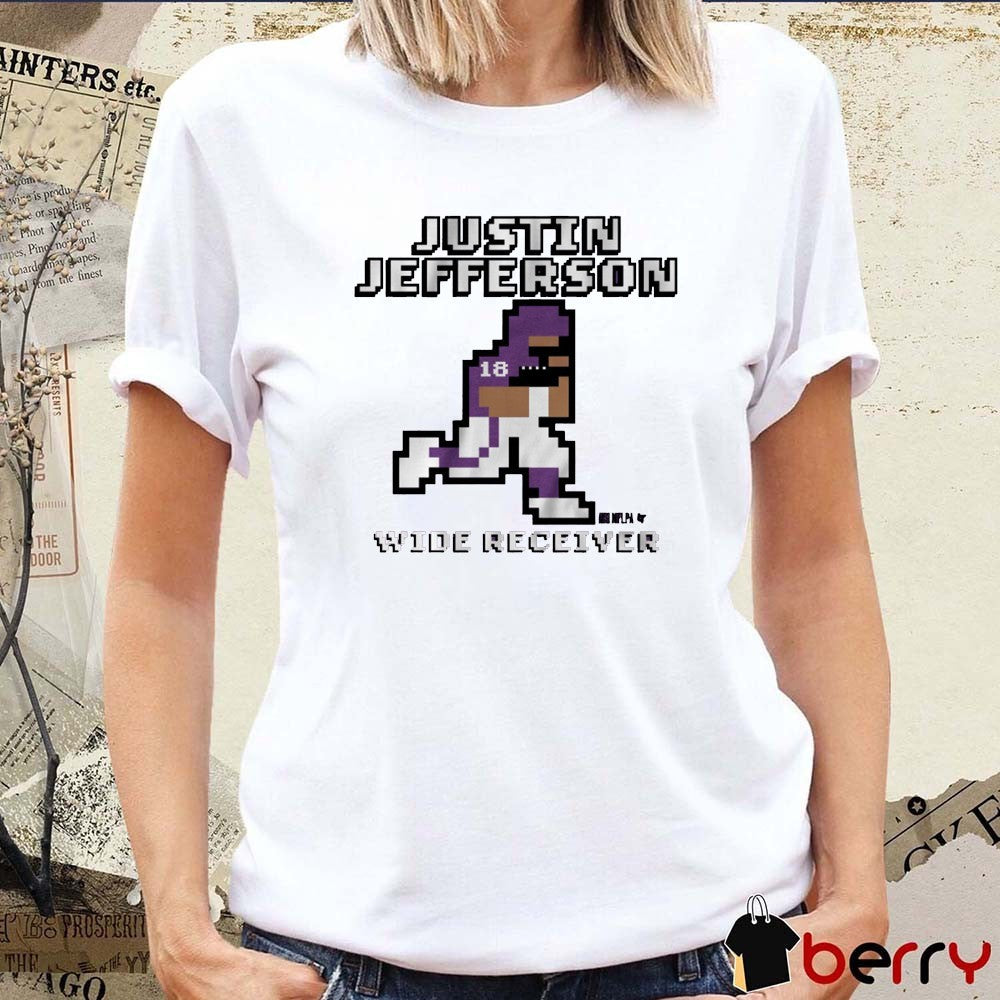 Justin Jefferson Retro Baller Wide Receiver Minnesota Vikings NFL t-shirt