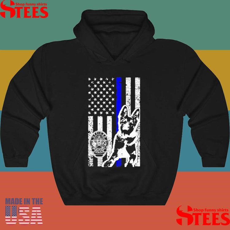 K9 Azi Fundraiser Dog American Flag Shirts